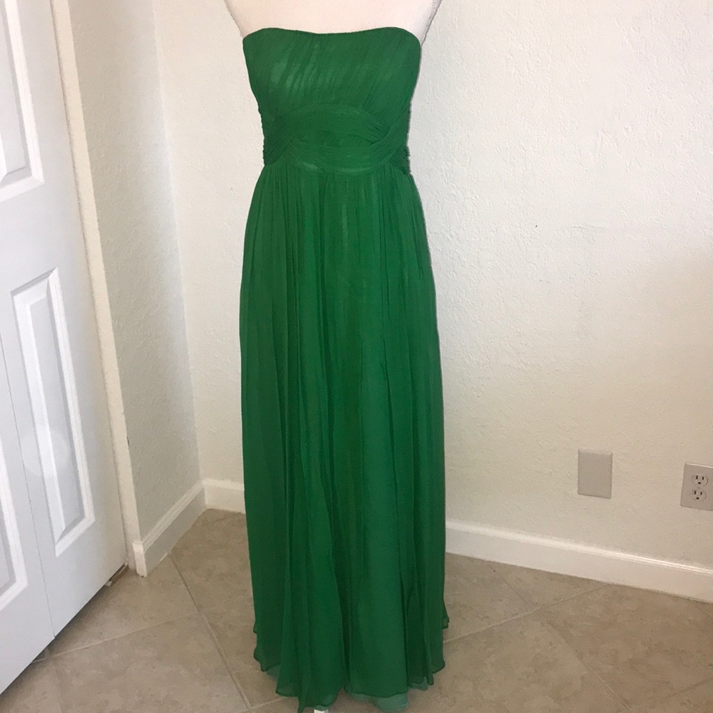 Green Gown with shawl